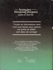 DONJONS & DRAGONS (Règles Avancées Officielles de Donjons & Dragons) / GYGAX, GARY. Guide du maître