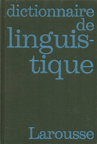 COLLECTIF. Dictionnaire de linguistique