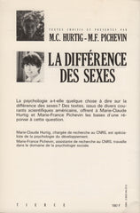 HURTIG-PICHEVIN. Différence des sexes (La) : Questions de psychologie