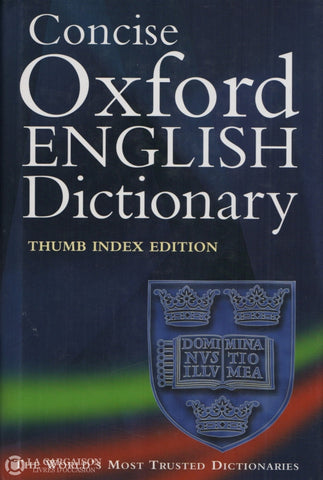 Pearsall Judy. Concise Oxford English Dictionary - Thumb Index Edition (Tenth Revised) Livre