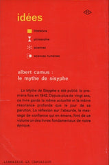 CAMUS, ALBERT. Mythe de Sisyphe (Le)