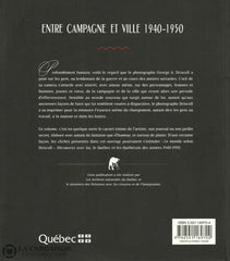 Aux Limites De La Memoire. Entre Campagne Et Ville 1940-1950: Driscoll Photographe Ambulant Livre