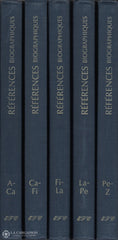 Belisle Louis-Alexandre. Références Biographiques: Canada-Québec (Complet En 5 Volumes) Livre