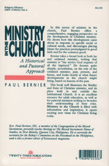 Bernier Paul. Ministry In The Church:  A Historical And Pastoral Approach Livre