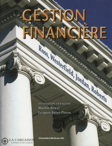 Boyer-Saint-Pierre. Gestion Financière Livre
