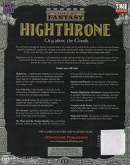 Cities Of Fantasy (Highthrone) / Melchor Alejandro. City Above The Clouds Livre