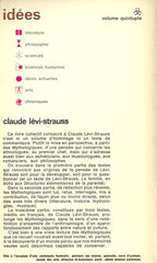 LEVI-STRAUSS, CLAUDE. Textes de et sur Claude Lévi-Strauss réunis par Raymond Bellour et Catherine Clément