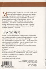 Collectif. Dictionnaire De La Psychanalyse - Nouvelle Édition Augmentée Livre