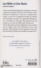 Collectif. Les Mille Et Une Nuits - Tome 01:  Contes Choisis Livre