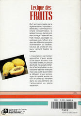 Croteau Clement. Lexique Des Fruits - Terminologie De Lalimentation:  Français-Anglais-Latin Livre