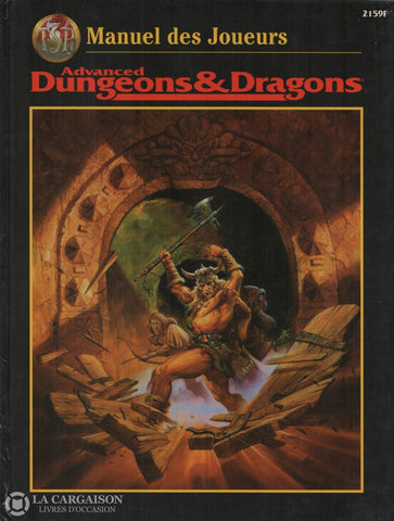Dungeons & Dragons (Advanced Dungeons Dragons). Manuel Des Joueurs Livre