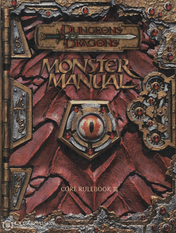 Dungeons & Dragons. Monster Manual:  Core Rulebook Iii Livre