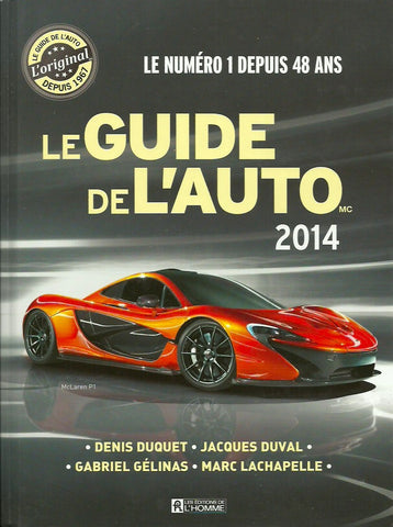 GUIDE DE L'AUTO (LE). Le Guide de l'auto 2014