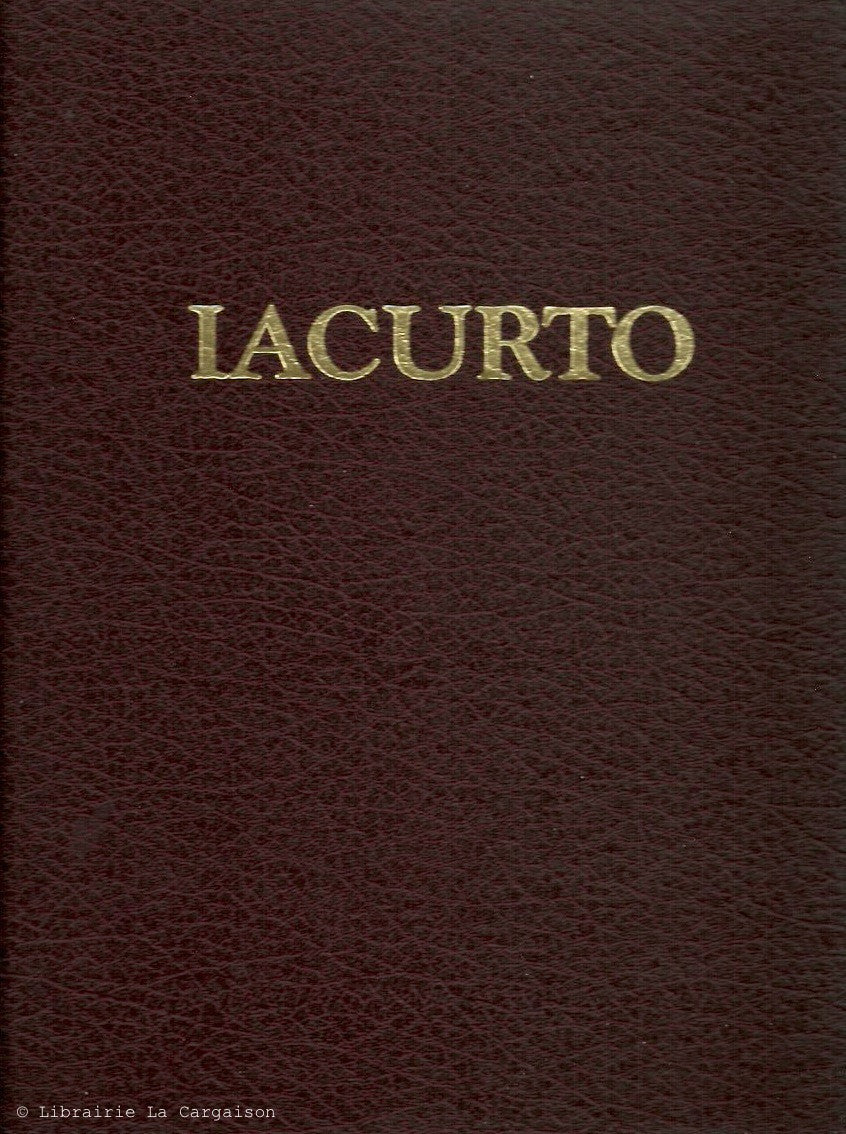 IACURTO, FRANCESCO. Francesco Iacurto, R.C.A. (Coffret: un volume sous étui) (Dédicacé)