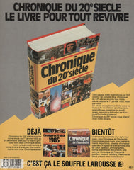 Legrand Jacques. Chronique Du 20E Siècle:  1985 Livre