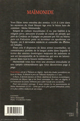 DJIAN, YVES. Maïmonide. Le second Moïse.
