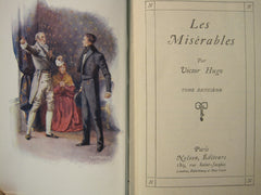 HUGO, VICTOR. Les misérables. 4 volumes.