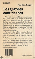 Poupart Jean-Marie. Grandes Confidences (Les) Livre