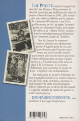PAYETTE, LISE. Des femmes d'honneur : Une vie privée 1931-1968 (Dédicacé)