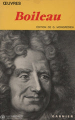 Boileau Nicolas. Oeuvres De Boileau - Texte Lédition Gidel Avec Préface Et Notes Livre