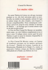 Lisieux Therese De. Mains Vides (Les):  Le Message De Thérèse Lisieux Livre