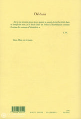 Moix Yann. Orléans Livre
