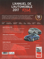 ANNUEL DE L'AUTOMOBILE (L'). L'Annuel de l'automobile 2017 avec RPM