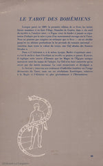 PAPUS. Le Tarot des Bohémiens : Clef absolue de la science occulte, le plus ancien livre du monde