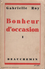 Roy Gabrielle. Bonheur Doccasion. Tomes 1 & 2 Doccasion - Acceptable Livre