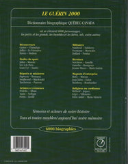 LAMARCHE. Dictionnaire biographique Guérin : Québec - Canada / 2000
