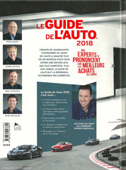 GUIDE DE L'AUTO (LE). Le Guide de l'auto 2018