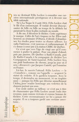 LECLERC, FELIX. Félix Leclerc. Filou, le troubadour (Récit biographique).