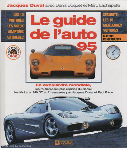 GUIDE DE L'AUTO (LE). Le Guide de l'auto 1995