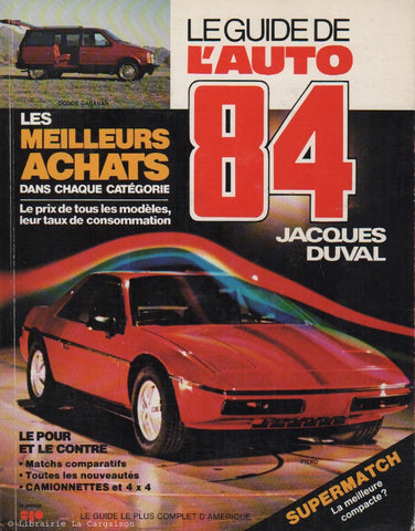 GUIDE DE L'AUTO (LE). Le Guide de l'auto 1984