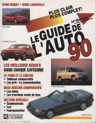 GUIDE DE L'AUTO (LE). Le Guide de l'auto 1990