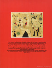 MIRO, JOAN. Joan Miró 1893-1983. L'homme et son oeuvre.
