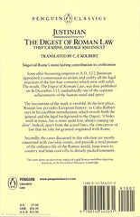 JUSTINIEN. The Digest of Roman Law. Theft, Rapine, Damage and Insult.