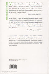 FERRON-BAILLARGEON. Tenir boutique d'esprit - Correspondance et autres textes (1941-1965)