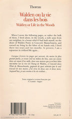 THOREAU, HENRY DAVID. Walden ou la vie dans bois. Walden or Life in the Woods.