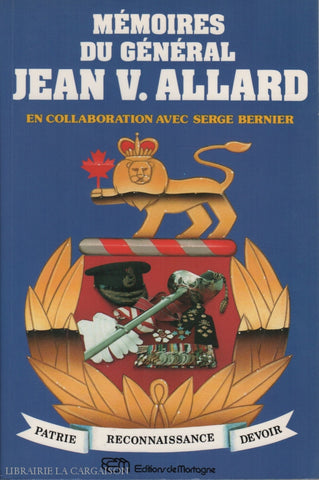 Allard Jean V. Mémoires Du Général Jean Allard Livre