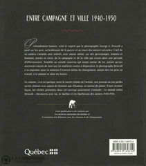 Aux Limites De La Memoire. Entre Campagne Et Ville 1940-1950:  Driscoll Photographe Ambulant Livre
