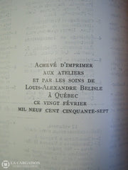 Belisle Louis-Alexandre. Dictionnaire Général De La Langue Française Au Canada Livre