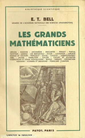 Bell Eric Temple. Grands Mathématiciens (Les) Doccasion - Acceptable Livre