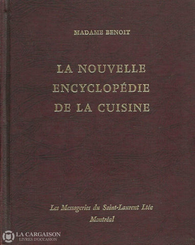 Benoit Jehane. La Nouvelle Encyclopédie De La Cuisine Doccasion - Bon Livre