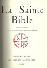 COLLECTIF. La Sainte Bible