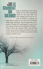 Castillo Linda. Serment Du Silence (Le) Livre