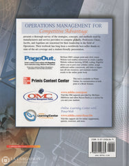 Chase-Jacobs-Aquilano. Operations Management For Competitive Advantage - Cd Rom Enclosed Livre