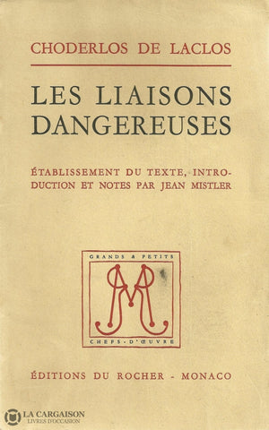 Choderlos De Laclos Pierre. Liaisons Dangereuses (Les) Livre
