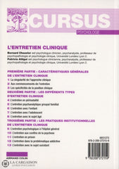 Chouvier- Attigui. Entretien Clinique (L) Livre