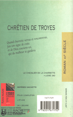 Chretien De Troyes. Chevalier De La Charrette (Le):  Lancelot - Texte Intégral Livre